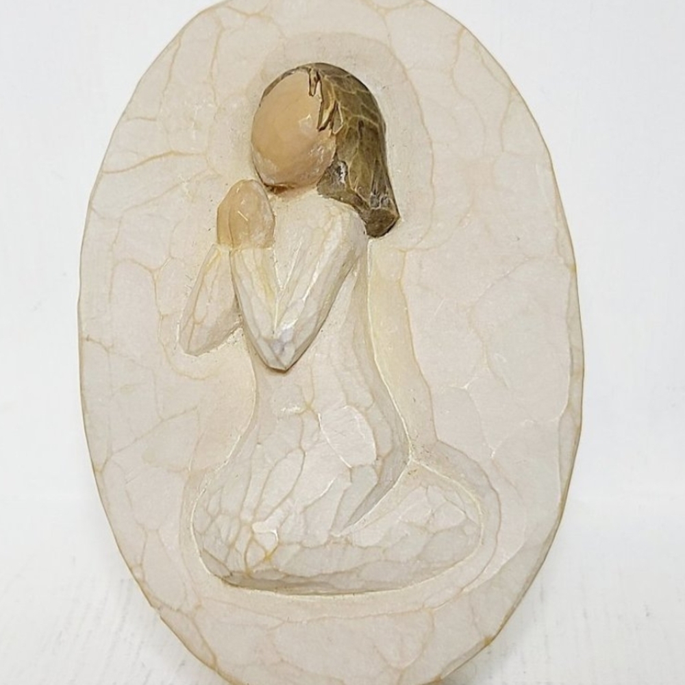 Praying Angel Figurine Willow Tree Trinket Box
